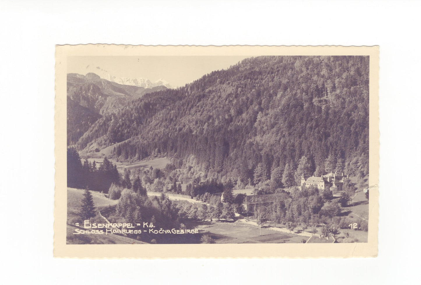Ansichtskarte Eisenkappel / Schloss Hagenegg / Kärnten / Österreich
