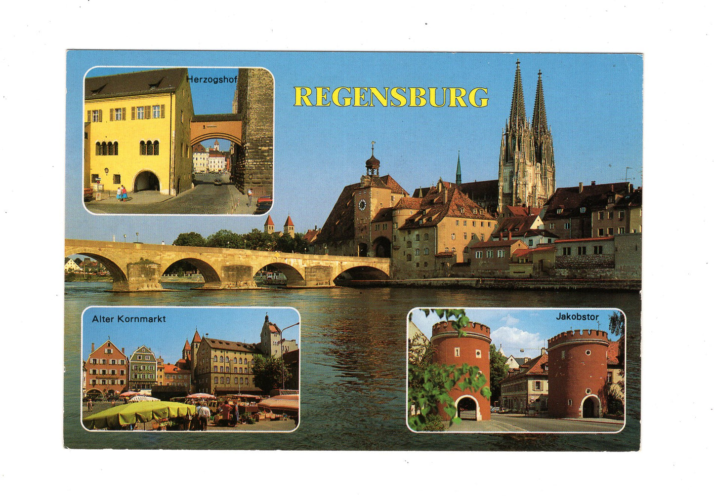 Ansichtskarte Regensburg an der Donau