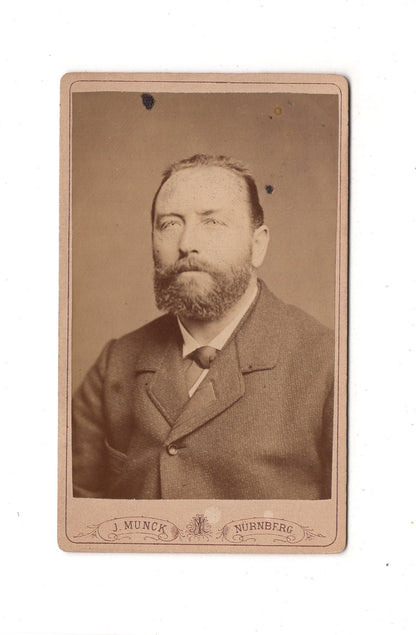 Fotografie Herrenportrait - Nürnberg 1870er / CDV C1-22