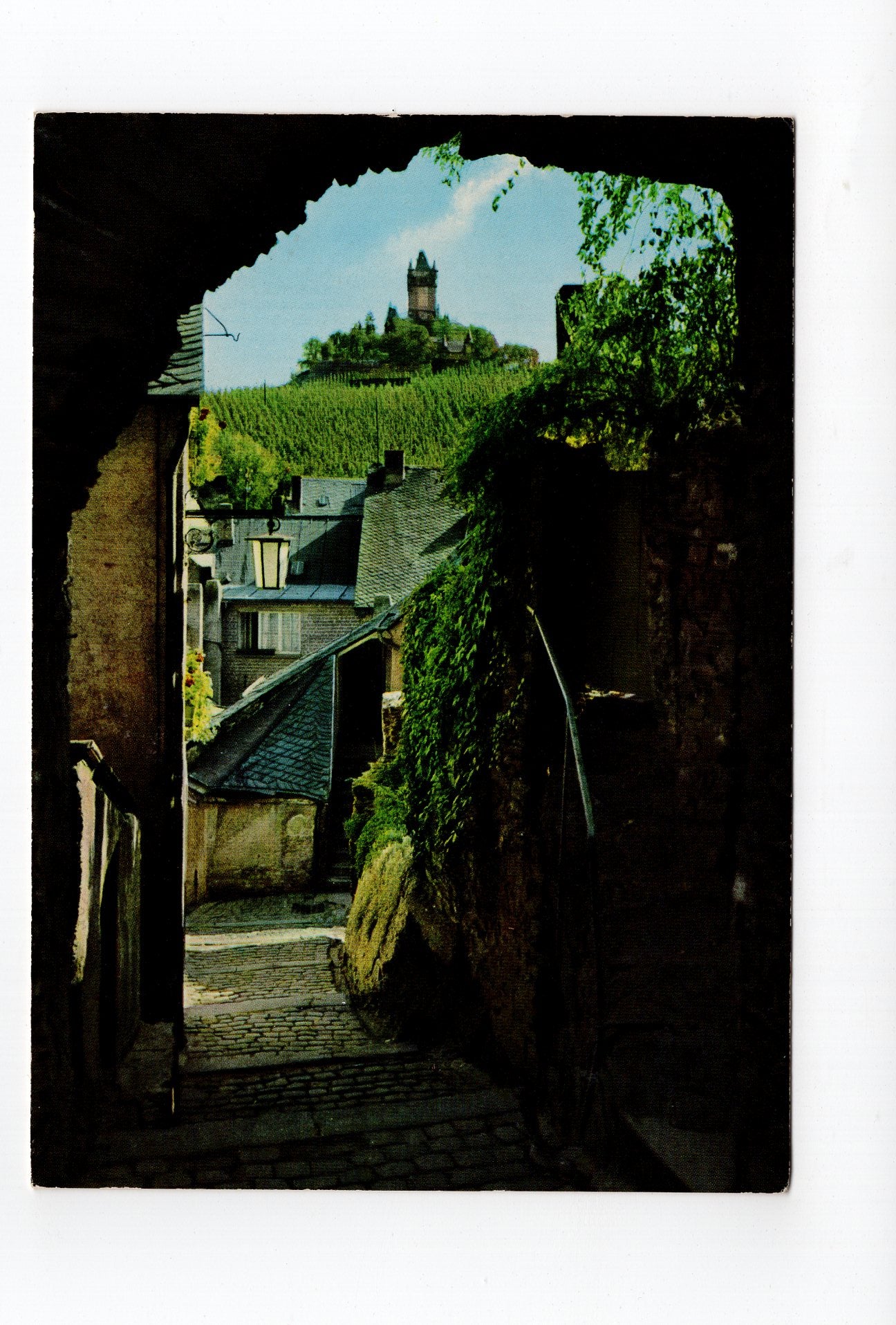 Ansichtskarte Cochem an der Mosel / Alt-Cochem mit Burg