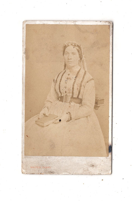 Fotografie Feine Dame - Liege Lüttich 1860er