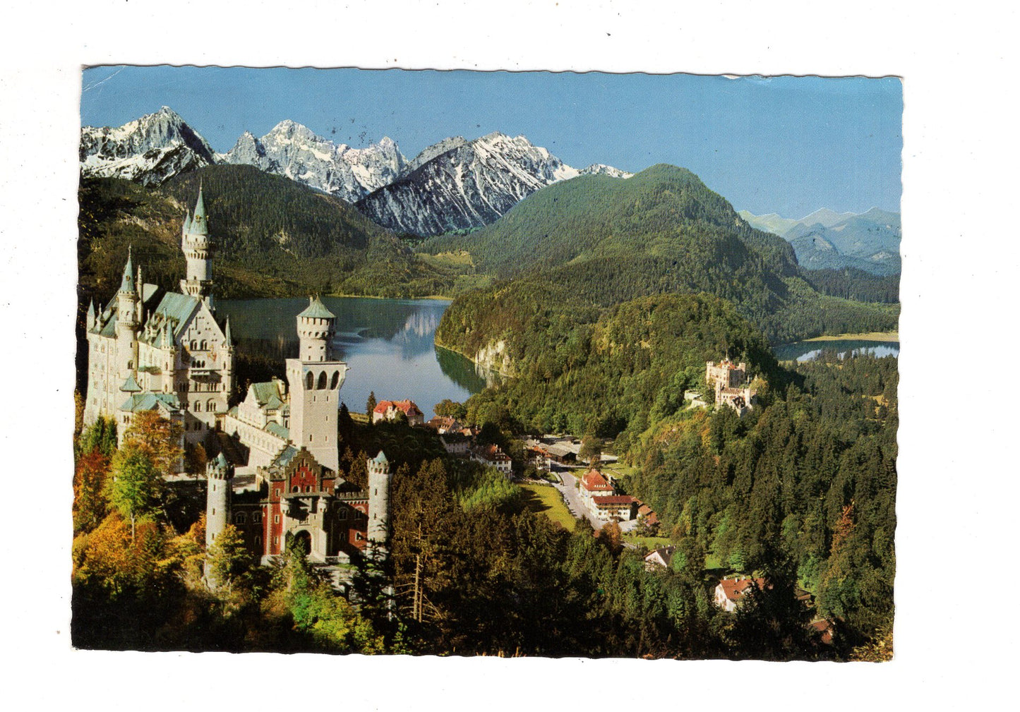 Ansichtskarte Königsschloss Neuschwanstein mit Hohenschwangau / I1-69