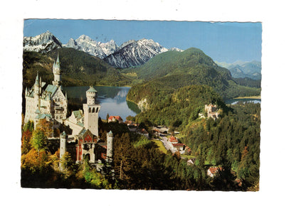 Ansichtskarte Königsschloss Neuschwanstein mit Hohenschwangau / I1-69