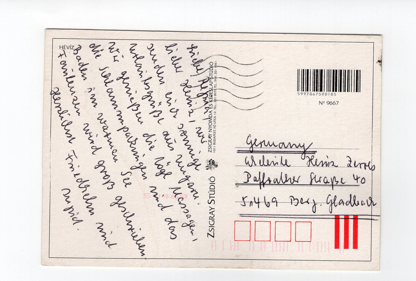 Ansichtskarte Heviz / Ungarn