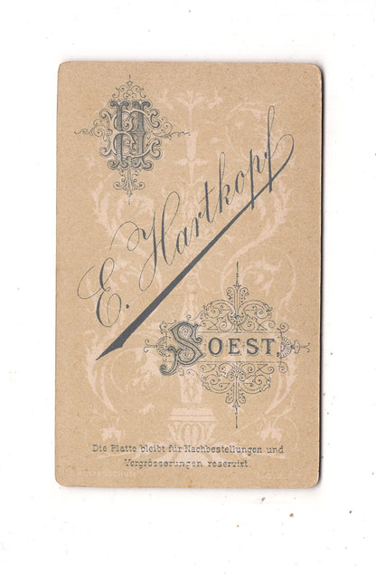 Fotografie Damenportrait - Soest 1890er / CDV N1-14