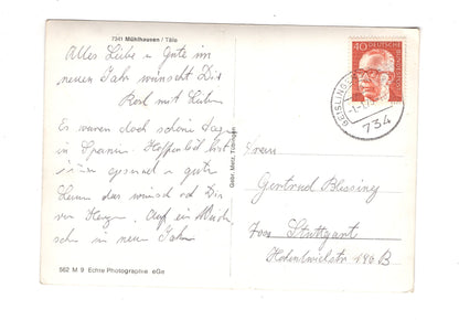 Ansichtskarte Mühlhausen / Täle