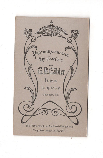 Fotografie Schönes Kinderbild / Baby - Leipzig-Eutritzsch 1900er / CDV N1-10
