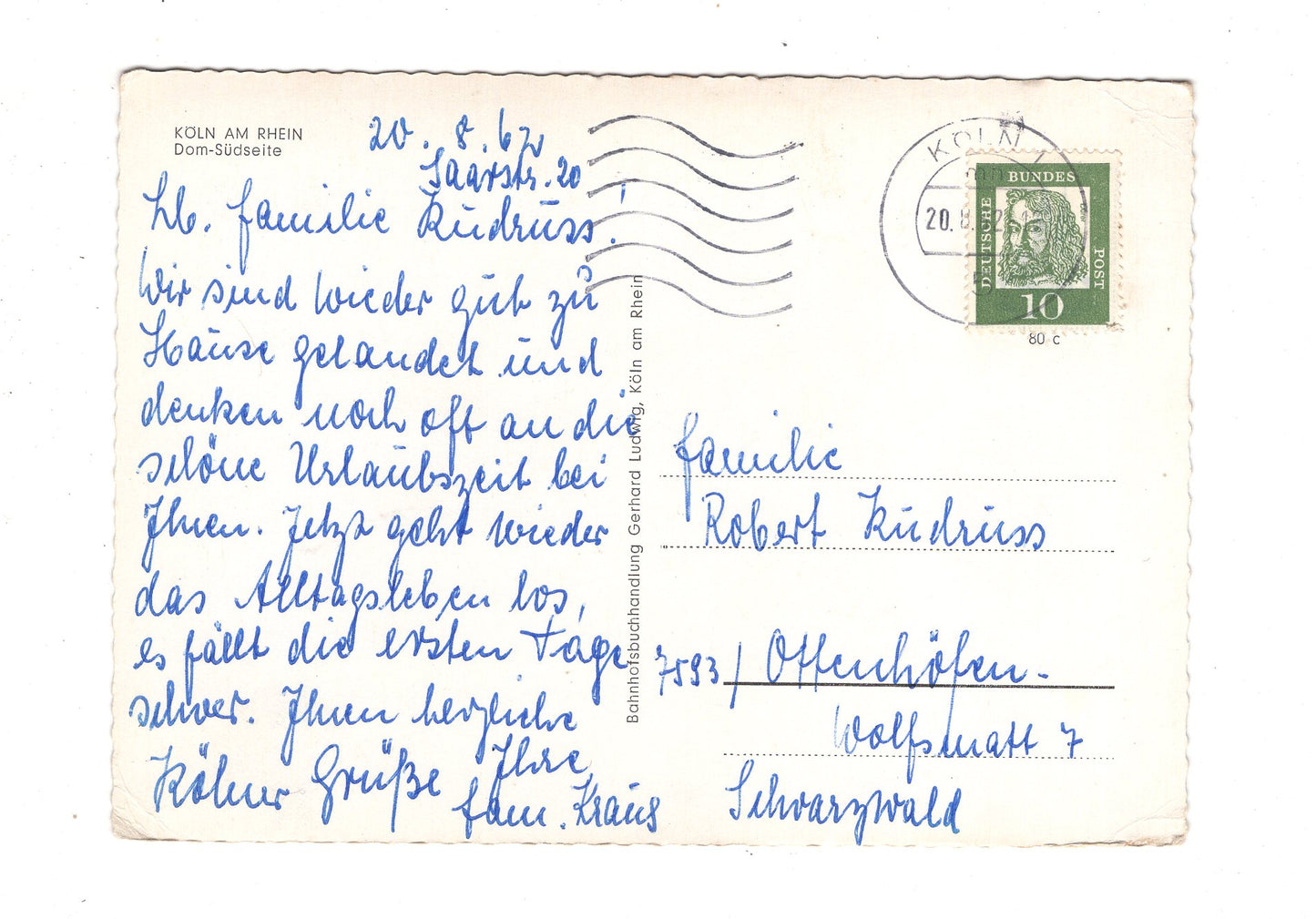 Ansichtskarte Köln am Rhein / Dom-Südseite / M1-64