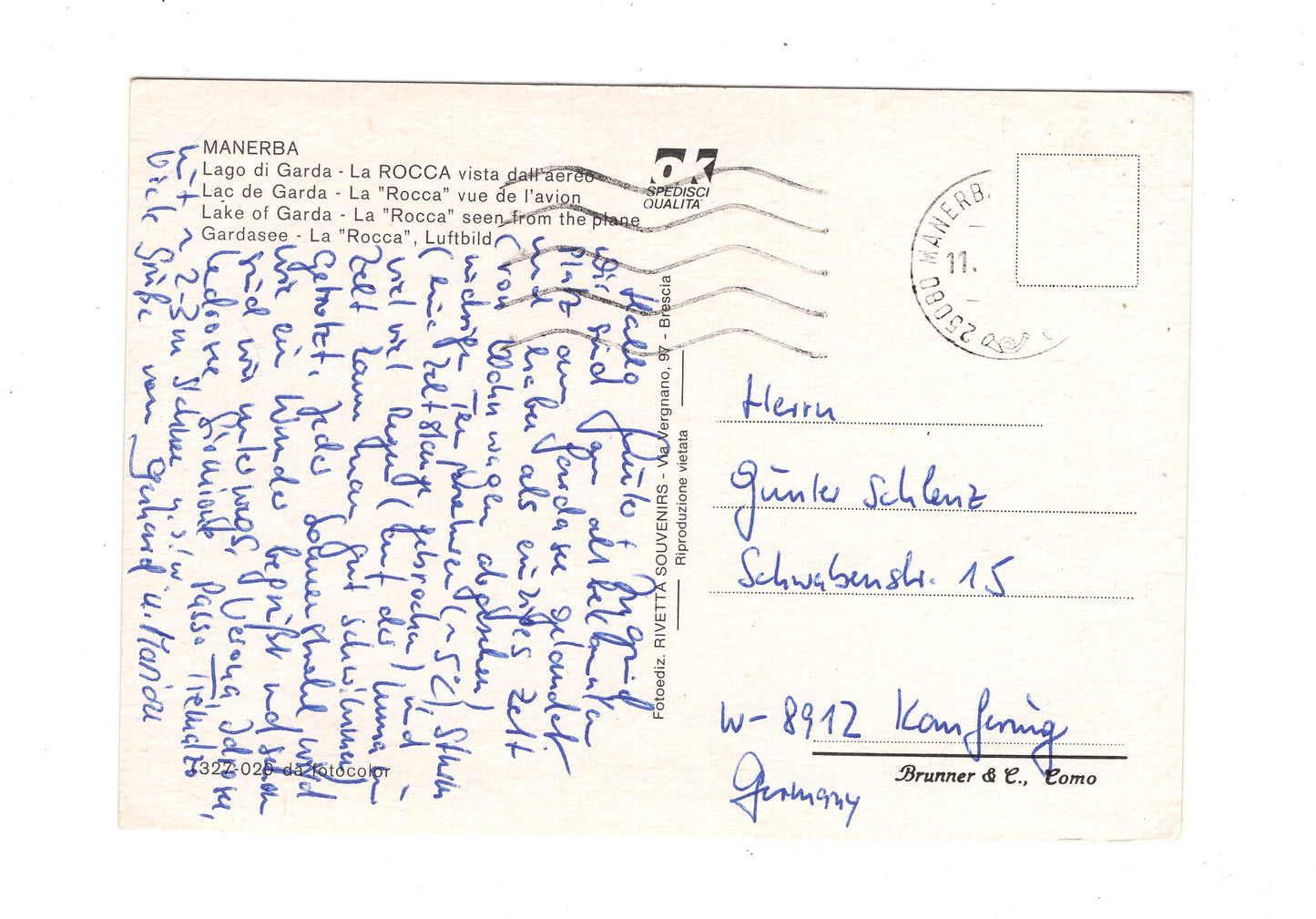 Ansichtskarte Manerba / Lago di Garda / La Rocca / Italien