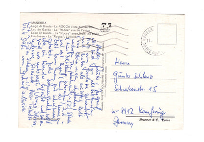 Ansichtskarte Manerba / Lago di Garda / La Rocca / Italien