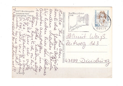Ansichtskarte Berchtesgaden / Schlafende Hexe