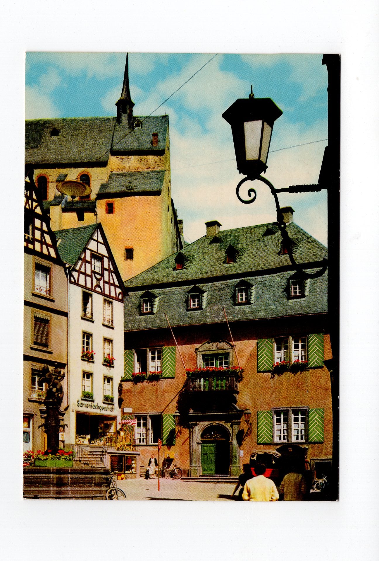 Ansichtskarte Cochem an der Mosel / Marktplatz