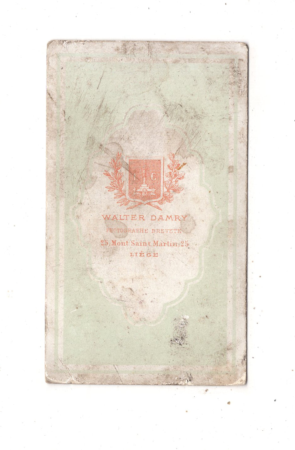 Fotografie Feine Dame - Liege Lüttich 1860er