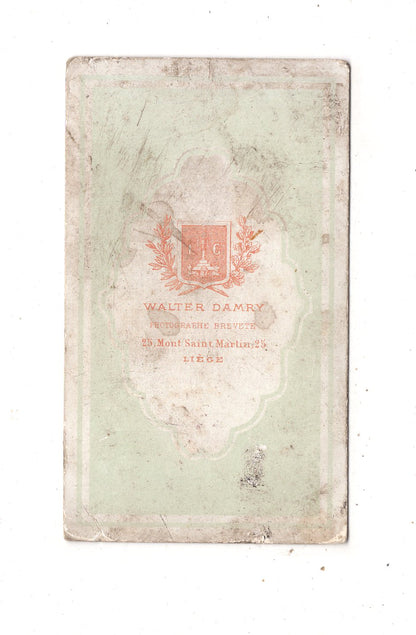 Fotografie Feine Dame - Liege Lüttich 1860er