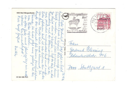 Ansichtskarte Bad Mergentheim