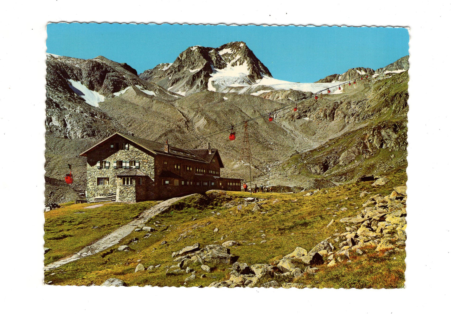 Ansichtskarte Dresdner Hütte / Stubaital / Tirol / Österreich