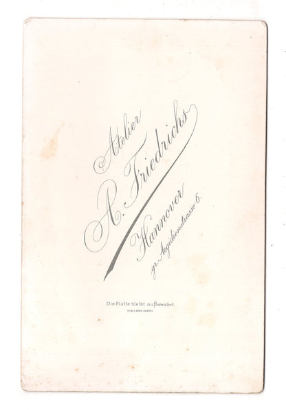 Fotografie Feine Dame - Hannover 1890er / CAB W-25