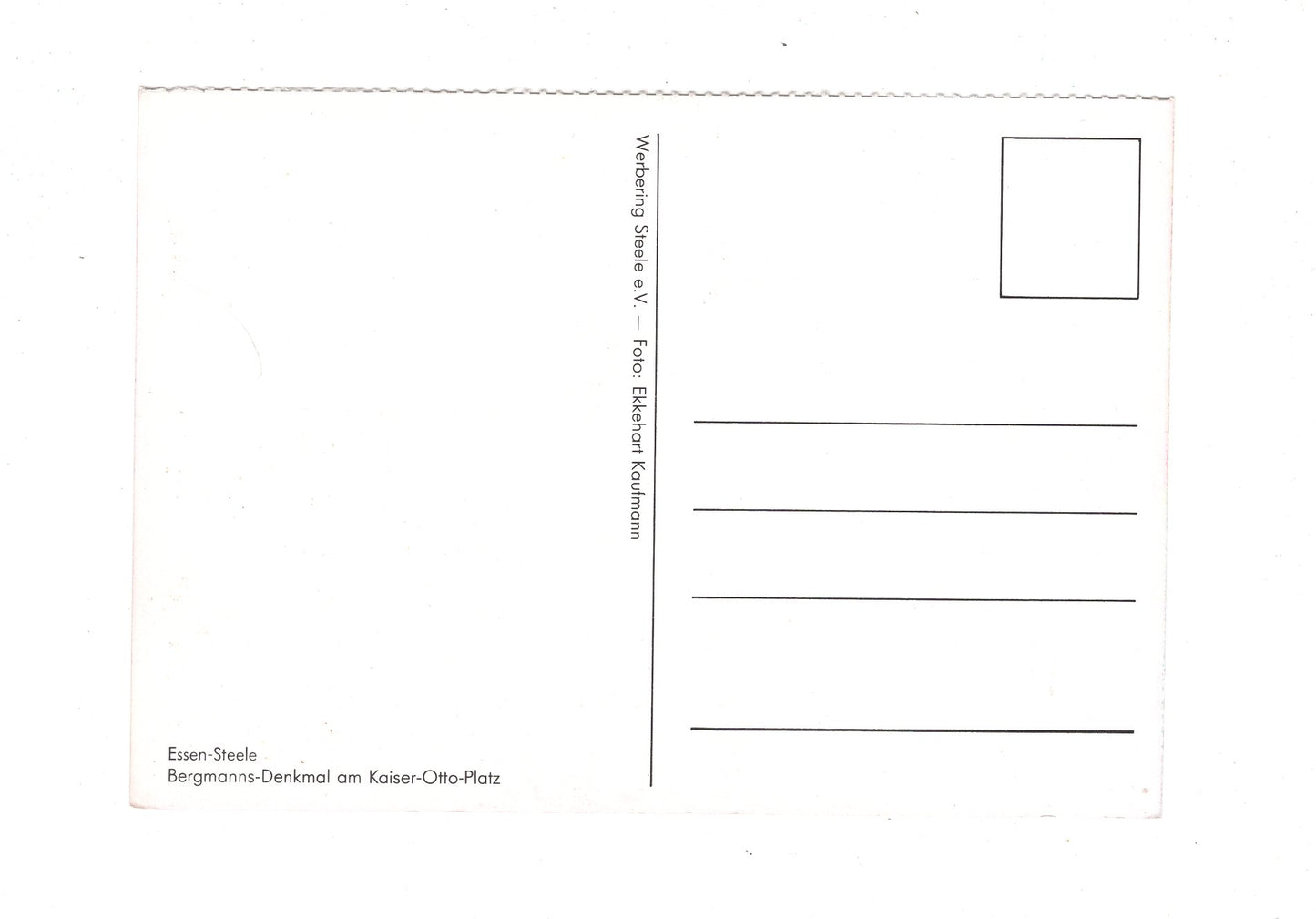 Ansichtskarte Essen-Steele / Bergmanns-Denkmal / G1-59