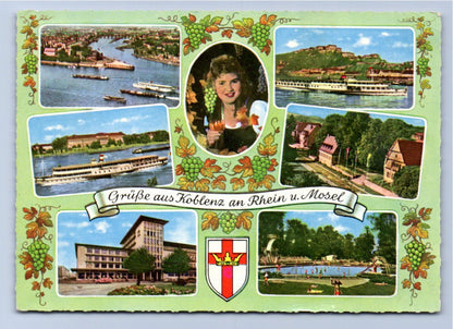 Ansichtskarte Koblenz an Rhein und Mosel