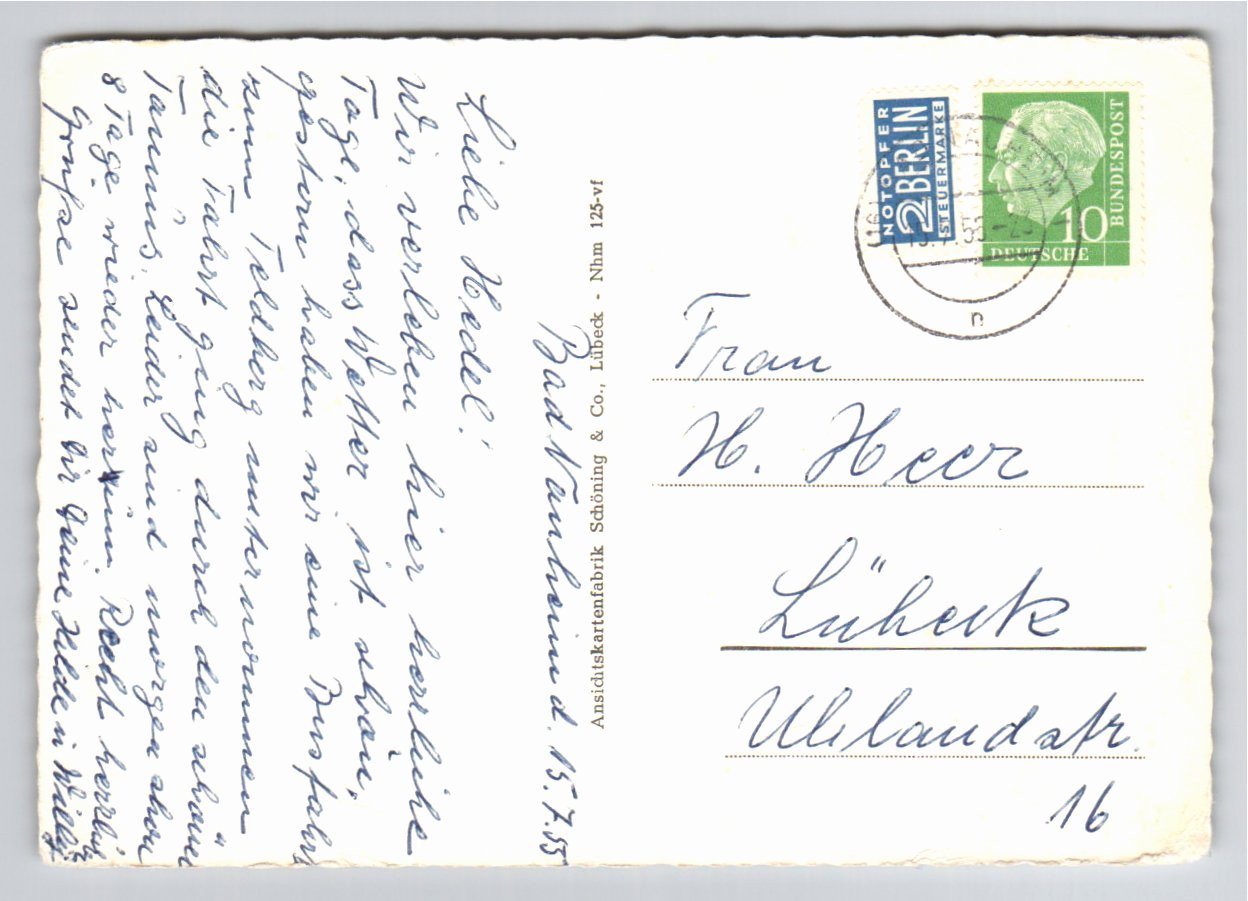 Ansichtskarte Bad Nauheim / Partie im Kurgarten