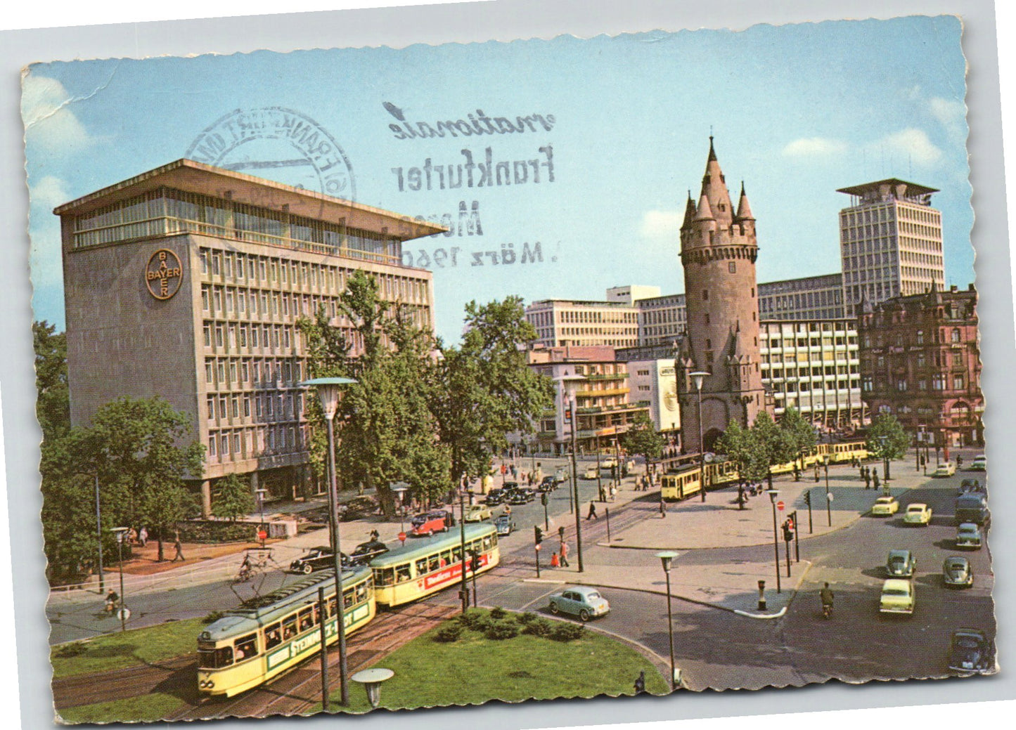 Ansichtskarte Frankfurt am Main / Am Eschenheimer Tor
