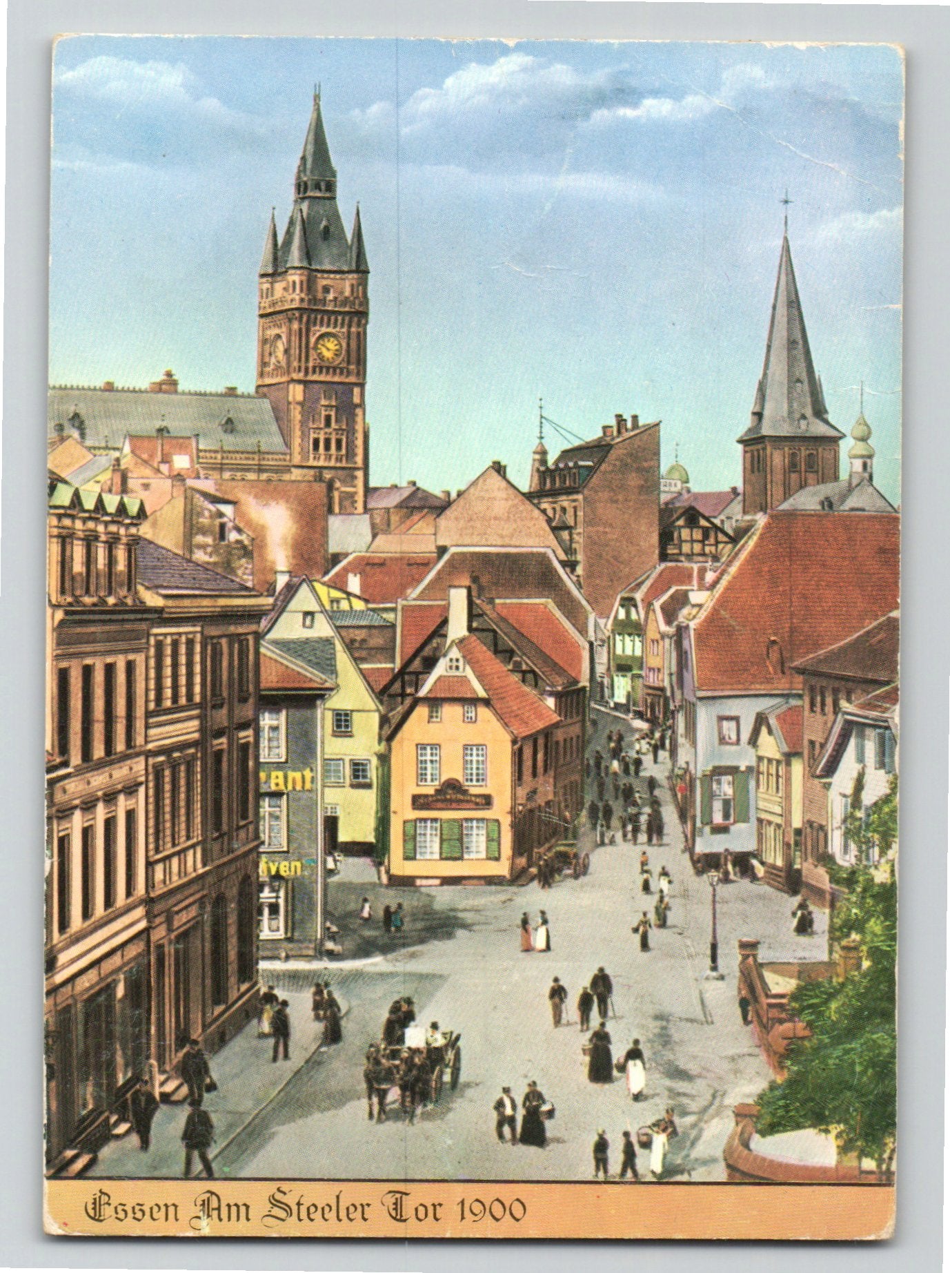 Ansichtskarte Alt Essen / Am Steeler Tor 1900