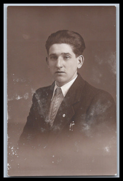 Ansichtskarte Herrenportrait / Feiner Herr