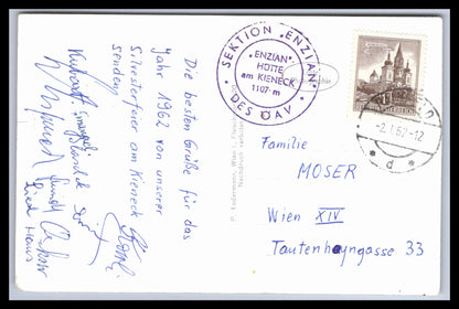 Ansichtskarte Enzianhütte - Kieneck - Niederösterreich - Österreich