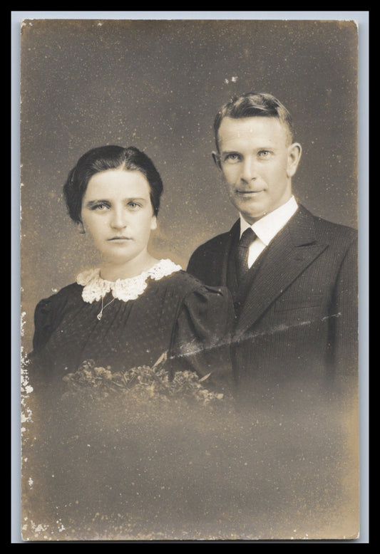 Ansichtskarte Feines Paar / Mann und Frau