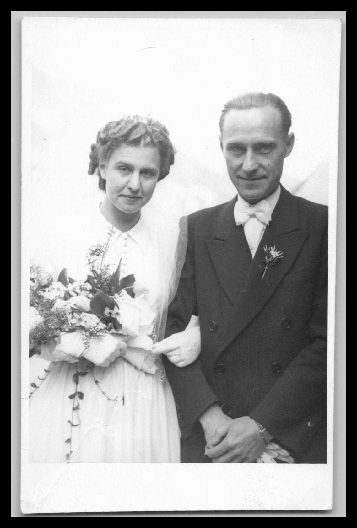 Ansichtskarte Feines Paar / Schönes Hochzeitsbild