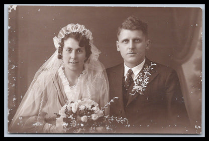 Ansichtskarte Feines Paar / Schönes Hochzeitsbild