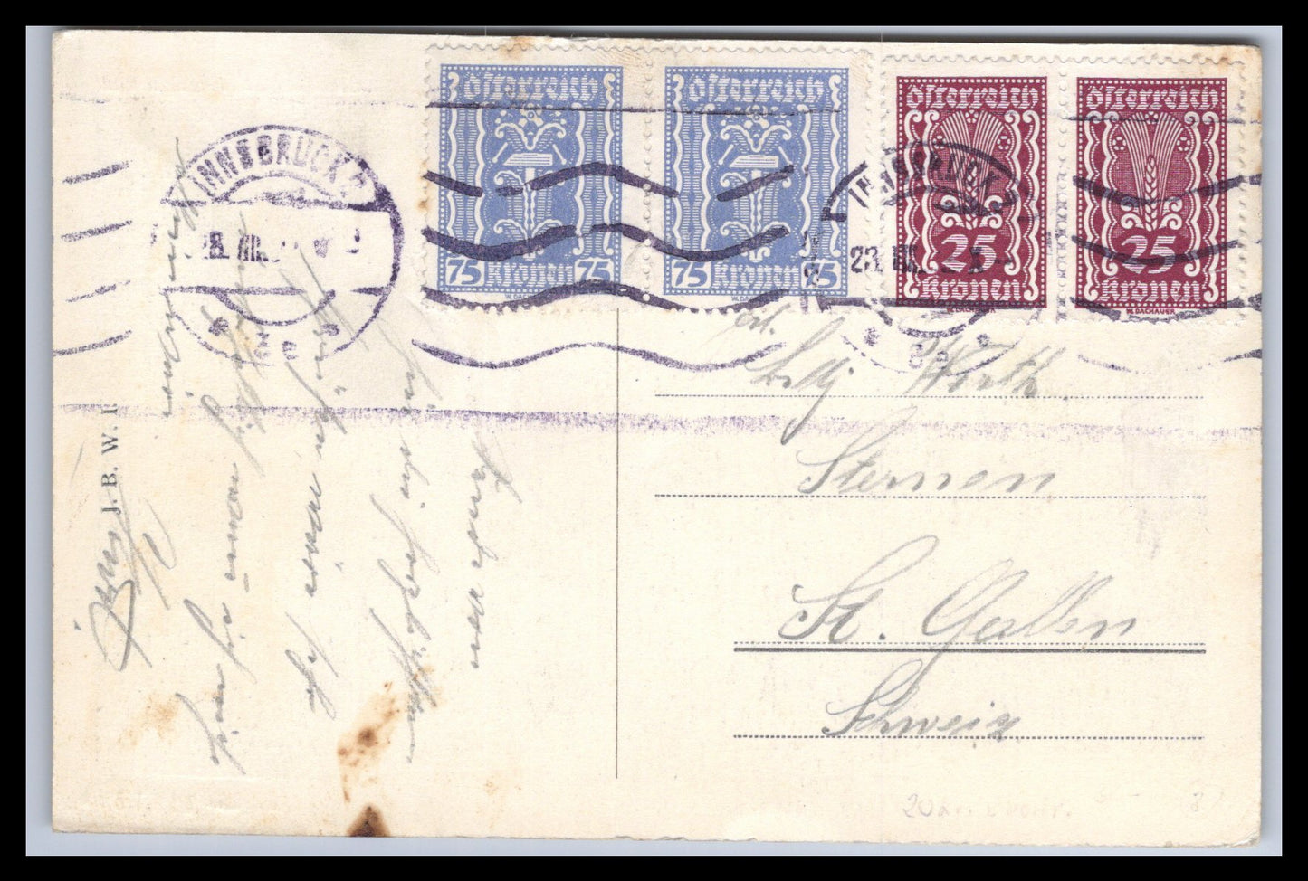 Ansichtskarte Innsbruck - Maria-Theresien-Straße - Tirol - Österreich