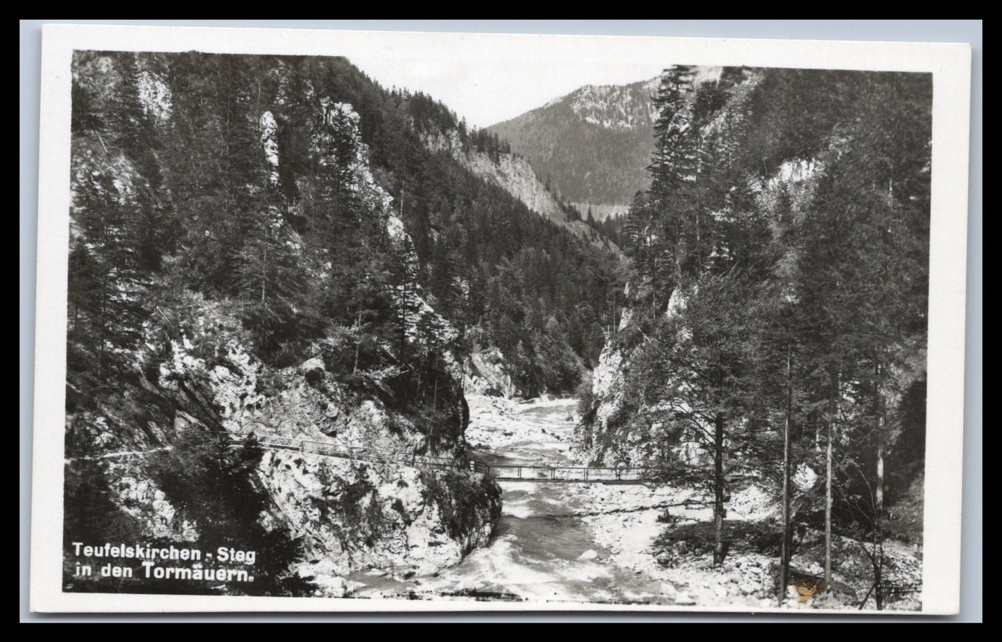 Ansichtskarte Teufelskirchen-Steg in den Tormäuern - Niederösterreich - Österreich