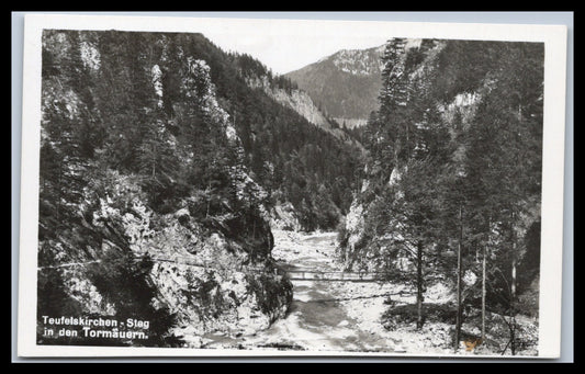 Ansichtskarte Teufelskirchen-Steg in den Tormäuern - Niederösterreich - Österreich