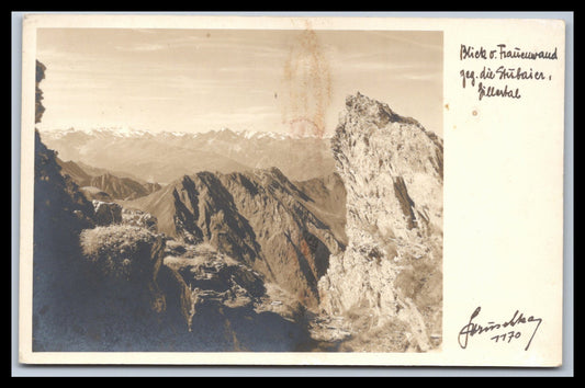 Ansichtskarte Blick o. Frauenwand gegen die Stubaier - Tirol - Österreich