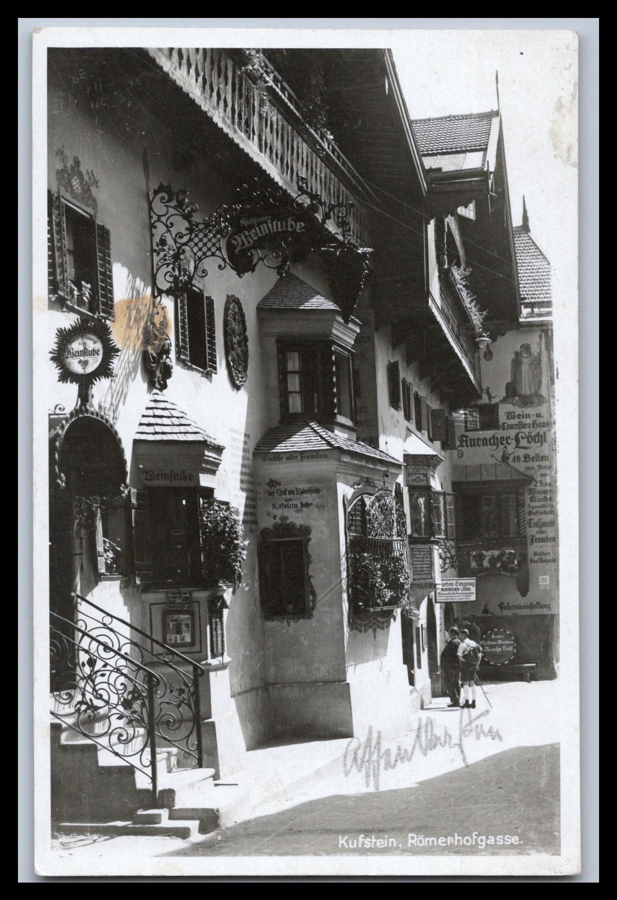 Ansichtskarte Kufstein - Römerhofgasse - Tirol Österreich