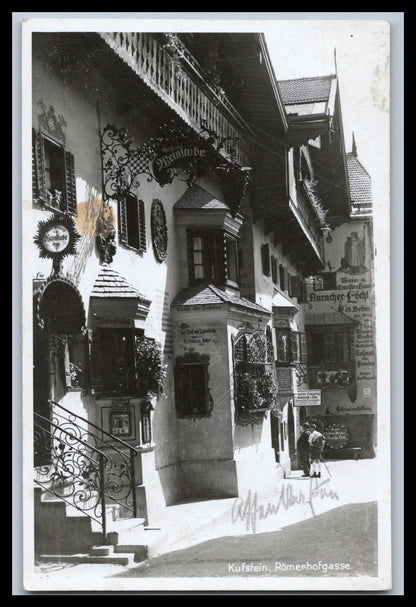 Ansichtskarte Kufstein - Römerhofgasse - Tirol Österreich