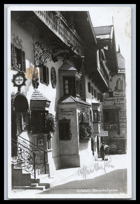 Ansichtskarte Kufstein - Römerhofgasse - Tirol Österreich