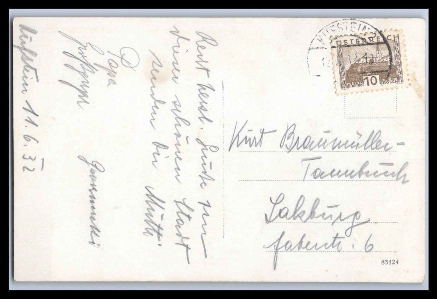 Ansichtskarte Kufstein - Römerhofgasse - Tirol Österreich