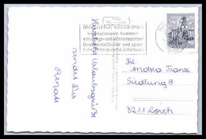 Ansichtskarte Gasthaus Alpenrose gegen Berliner Spitzen - Tirol Österreich