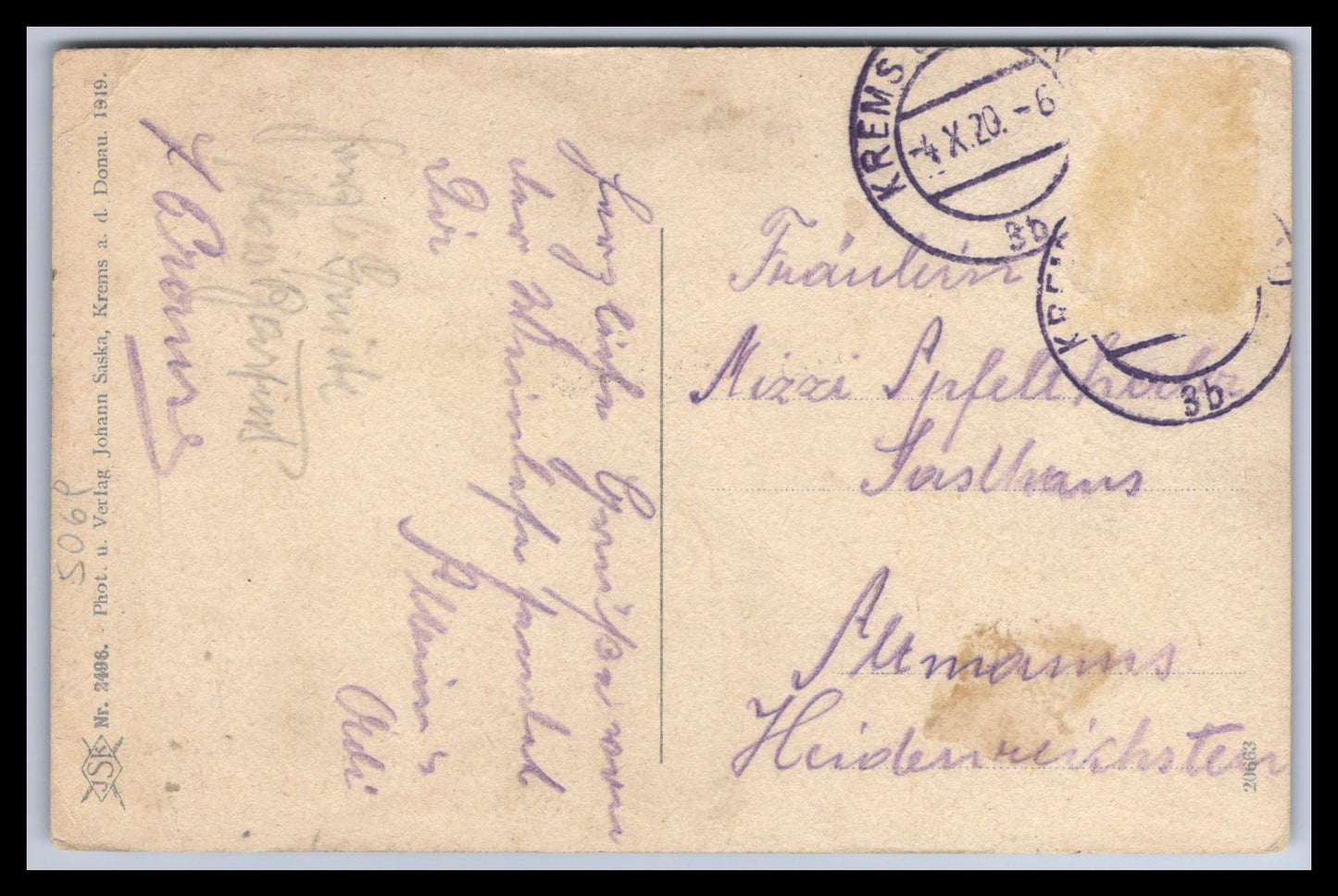 Ansichtskarte Krems an der Donau - N. Ö. / Österreich