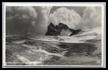 Ansichtskarte Dirndl und Hallstätter Gletscher - Österreich