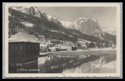 Ansichtskarte Grundlsee / Winterbild - Stmk. Österreich