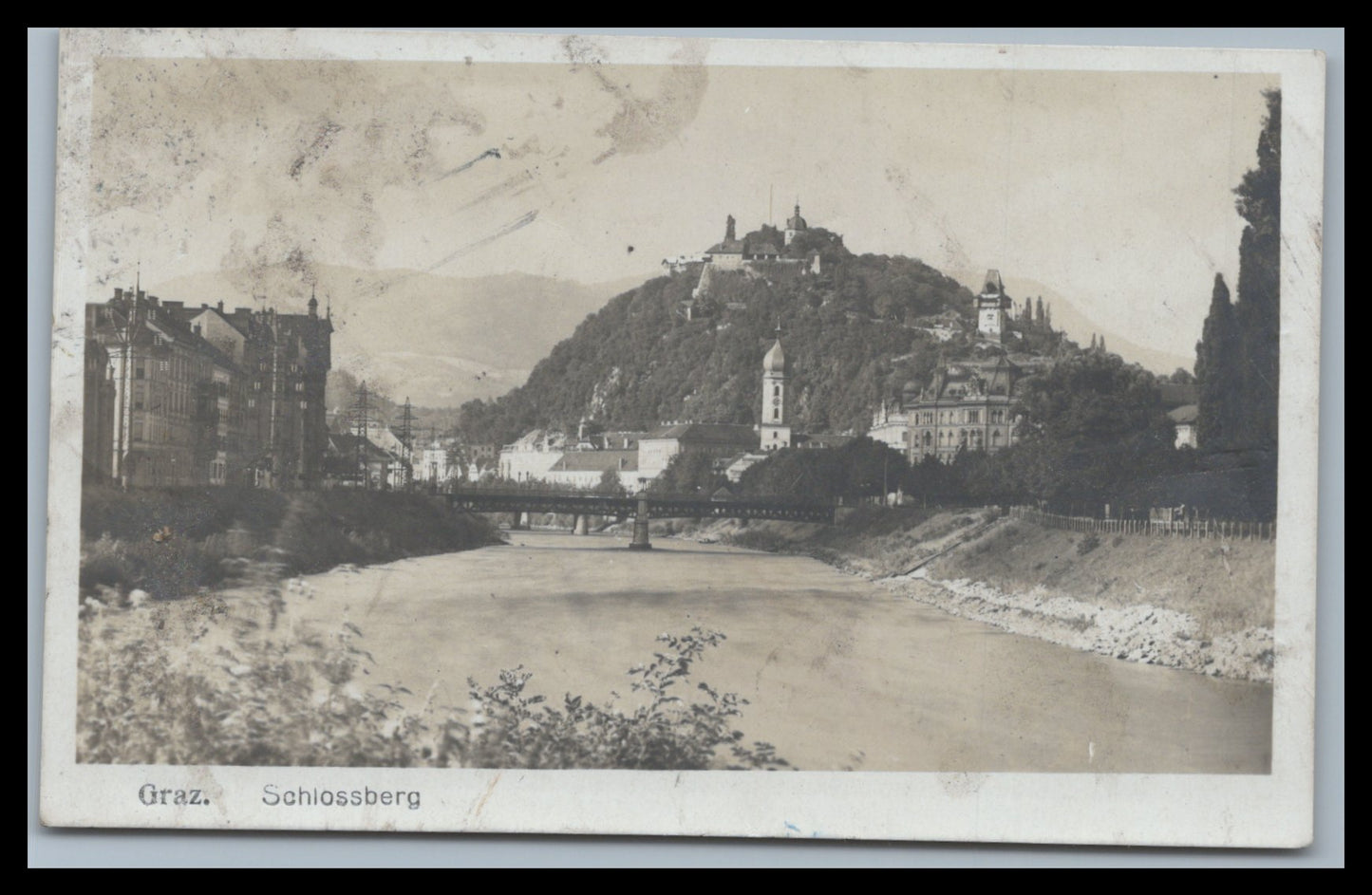 Ansichtskarte Graz / Schlossberg - Stmk. Österreich