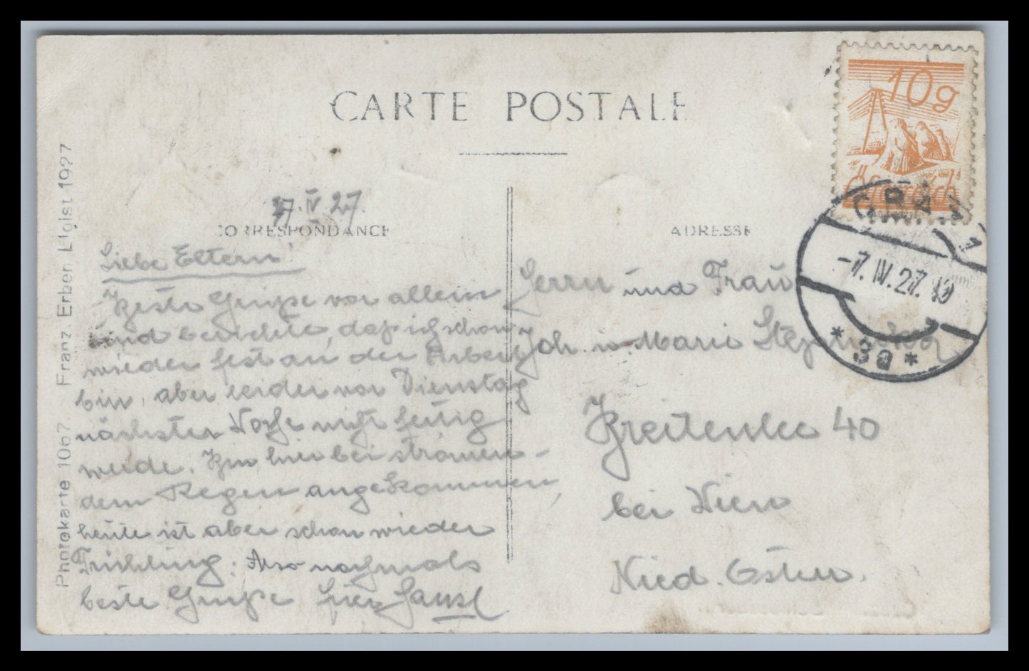 Ansichtskarte Graz / Schlossberg - Stmk. Österreich