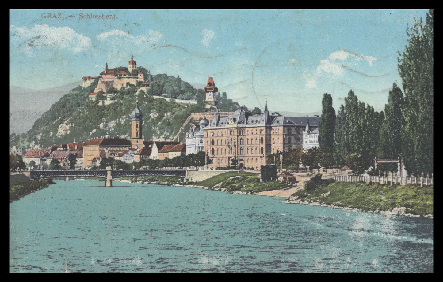 Ansichtskarte Graz / Schlossberg - Stmk. Österreich