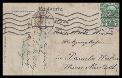 Ansichtskarte Graz / Schlossberg - Stmk. Österreich