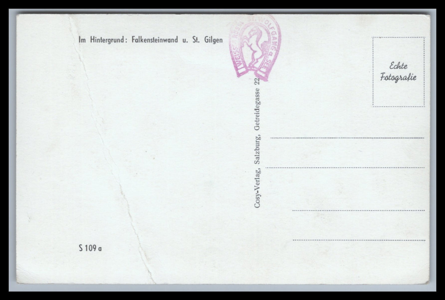 Ansichtskarte St. Wolfgang am See - O. Ö. Österreich