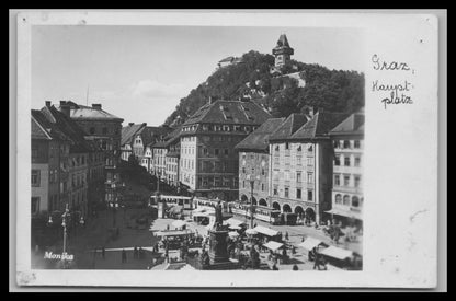 Ansichtskarte Graz / Hauptplatz - Stmk. Österreich