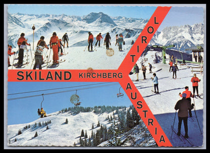 Ansichtskarte Skiland Kirchberg - Tirol Österreich